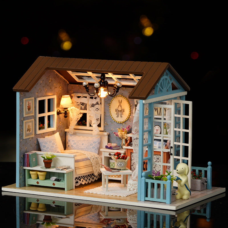 Wholesale DIY Miniature house hand-assembled model